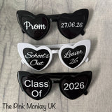 Custom heart shaped sunglasses & vinyls