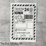 Santa Or Elf Dummy Postage Label