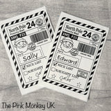 Santa Or Elf Dummy Postage Label