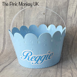 Double layer personalised vinyl name sticker